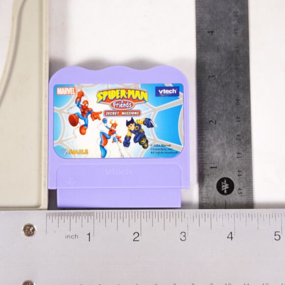 Vtech Marvel Spider-Man & Friends Secret Missions VSmile Video Game Cartridge - Picture 4 of 5